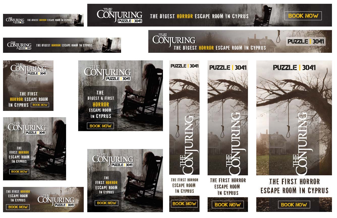 Google Banners for Puzzle 3041, the conjuring