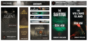 Google Display Banners for Great Escape Rooms